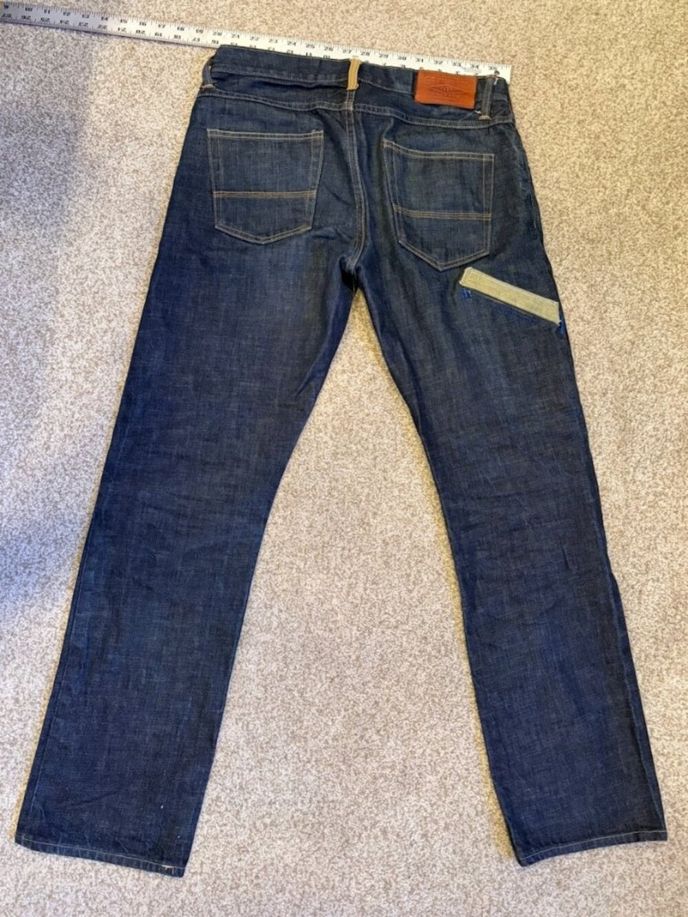 Filson Rail Splitter White Oak Cone Selvedge Straight Leg Jeans Mens size 32